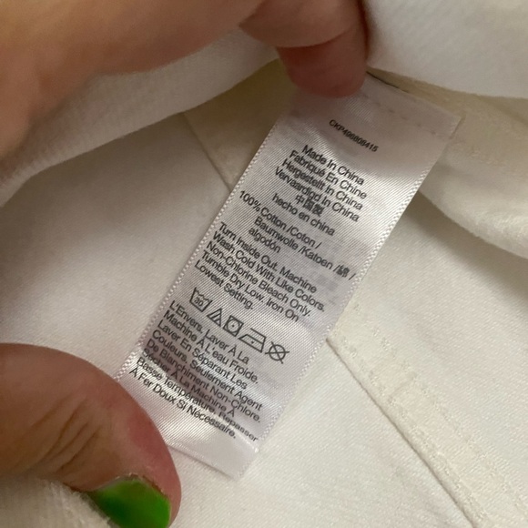 Madewell White Crop Jean Trucker Jacket Women’s Size Small NEW - Picture 9 of 13